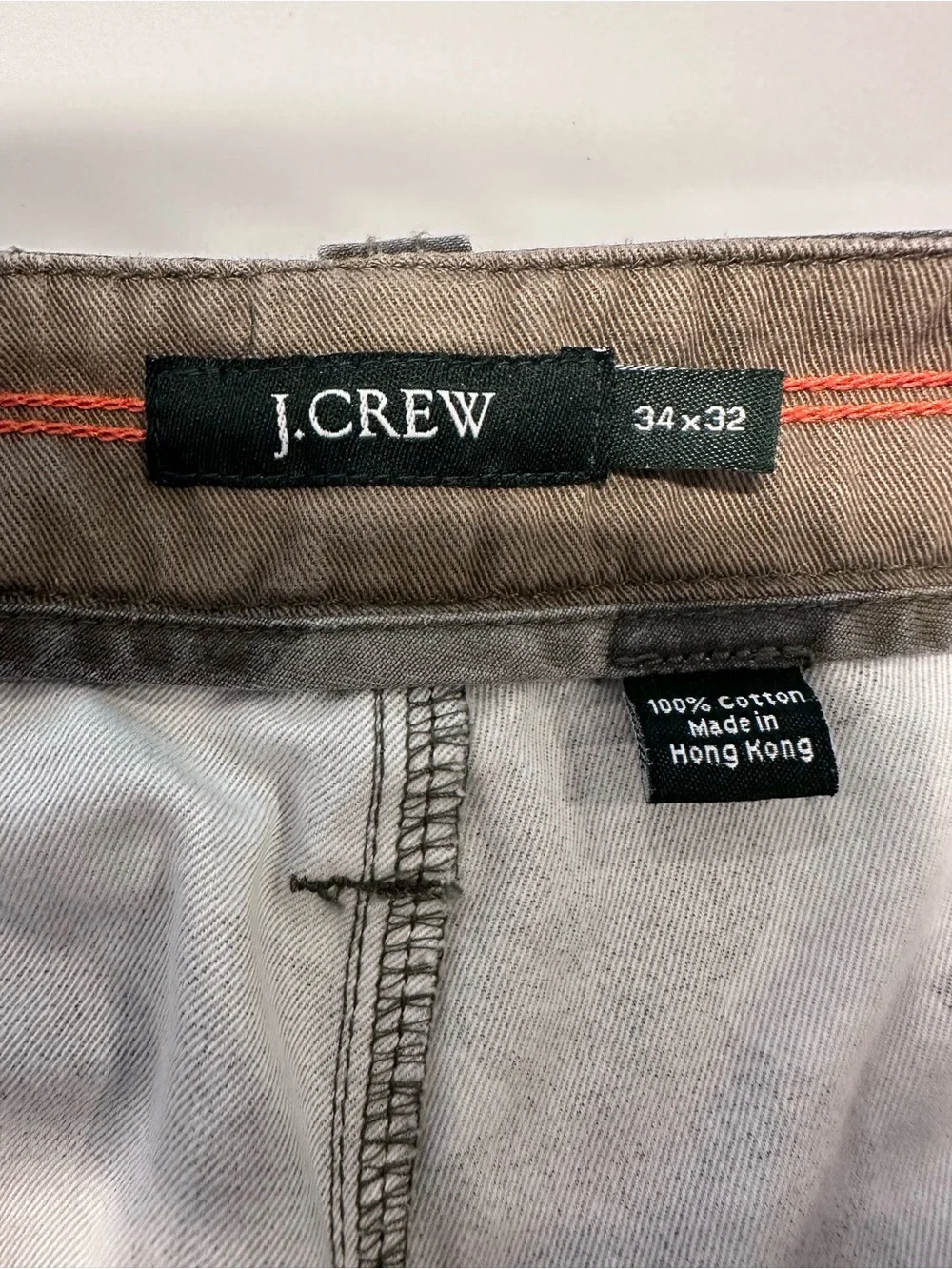 Men's Vintage J. Crew 2004 Relaxed for Straight-Leg Pants - Green Camo